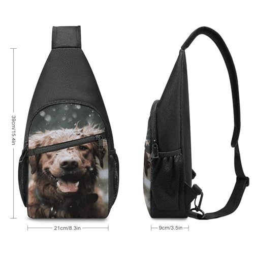 Mochila cruzada casual para hombre y mujer miniatura 2