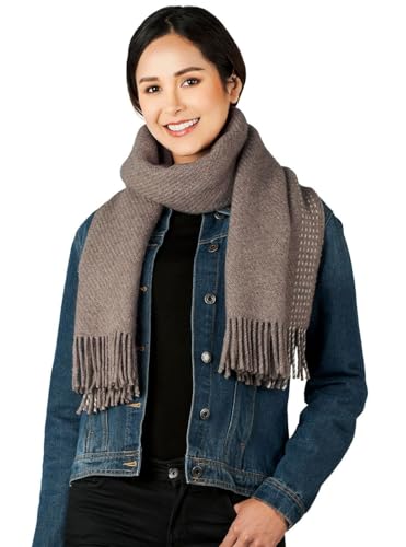 Organic Alpaca & Merino Wool Blend - Oversized Scarf and Shawl3