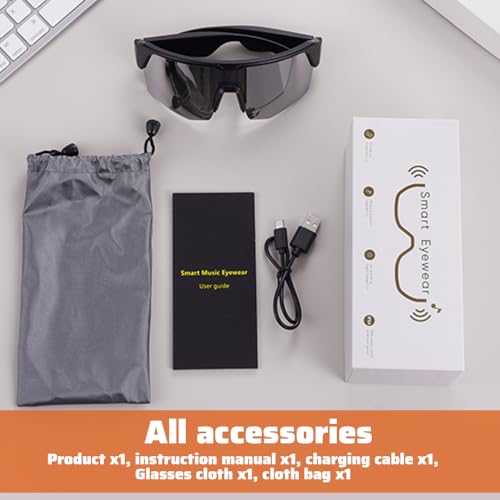 Gafas de bicicleta inteligentes YJ006 con conectividad bluetooth y lentes polarizadas 7
