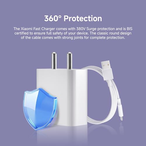 Image of Mi Xiaomi Original 15W Fast Charger with Type-C Cable, Compatible with Xiaomi Redmi, Poco, Samsung, iPhone 14 /14Plus /14Pro /14Promax 13 /13Pro /13Promax 12 /12Pro /12 /11 /X /Xr Series (White)