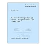  Städteverbindungen 1996/97: Uelzen. Gültig vom 02.06.1996 - 28.09.1996