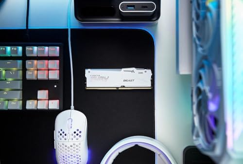 Image of Kingston FURY Beast White RGB 32GB (2x16GB) 6000MT /s CL40 DDR5 XMP DIMM | Infrared Syncing | Fury CTRL Software | Overclocking | Plug N Play | Intel XMP 3.0 | Kit of 2 | KF560C40BWAK2-32