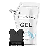 Ooze Resolution Gel Glass Cleaner Kit (1 Pack 240ML, Silicone Caps) Liquid Cleaning Solution Natural...