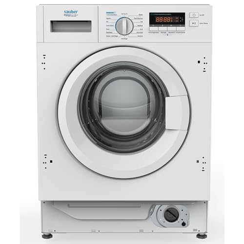 Sauber - Lavadora-Secadora Integrable SERIE 7-8614BI - 8kg Lavado / 6kg Secado - 1400 RPM - B/D- MOTOR INVERTER - INSTALACIÓN INCLUIDA