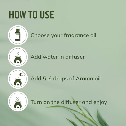 Aromahpure Fragrance Oil | 15 ml | Tea Tree Aroma Oil for Home Fragrance | Best for Aromatherapy | Helps in Meditation | Used in Diffusers, Candles, Air Fresheners, Soaps, IFRA Certified