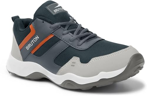 Image of BRUTON Sport Shoes Running Shoes for Men(SNEAKER-934-GRY-8 PT BAZ)