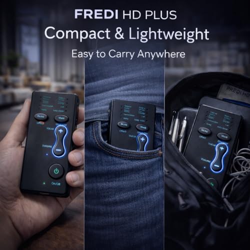 Image of FREDI HD PLUS Mobile Voice Changer Device with 8 Built-in Sound Effects | Rechargeable Portable Audio Voice Modifier with Easy Button & Volume Control | Compatible with Android & iOS Smartphones