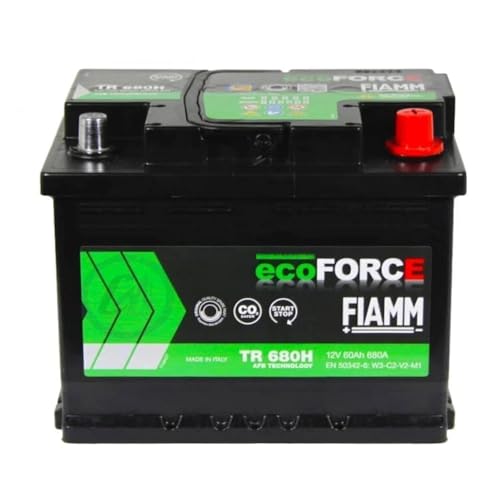 TR680H BATTERIA AUTO FIAMM eco-FORCE AGM START&STOP 60Ah 680A 242x175x190