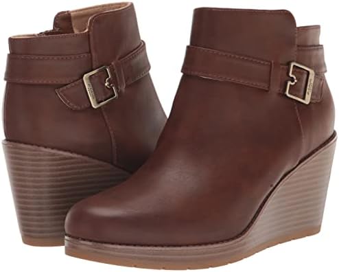 Dr. Scholl's Womens One Up Wedge Bootie Copper Brown Synthetic 8.5 M | Image 6