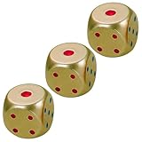 【持ち運びやすいサイズ】コンパクト11mm×11mm×11mmのサイズで、ゲームやイベントに便利に持ち運べます。3個セットで、複数人で楽しめます。 【多目的に使える】卓上ゲーム、カードゲーム、ボードゲーム、パーティーゲーム、そしてサイコロを使う教育的なゲームに最適です。また、お子様との遊びや教育にも役立ちます。 【真鍮製サイコロ】このサイコロは、上質な真鍮素材を使用し、手作業で打磨されています。金属の重みと美しい光沢が特徴で、ゲームやパーティーの雰囲気を一層引き立てます。 【おしゃれなインテリア...