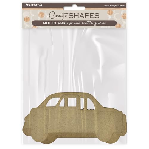 Stamperia - Formas artesanales para álbumes de recortes, álbumes, tarjetas y diarios de balas, decoración con papeles y pintura, perfecto para aficiones, manualidades y regalos (tipo de viaje, coche y
