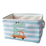 BOGAZY Spielzeugregal Faltbare Spielzeugkiste Aus Segeltuchstoff, Zusammenklappbare Spielzeug-Organizer, Aufbewahrungsbehälter Für Spielzimmer Aufbewahrungsregal(C)