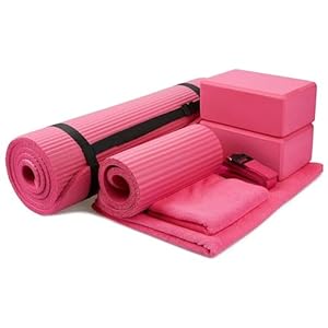 BalanceFrom GoFit Yoga-Set, 7-teilig, Rosa