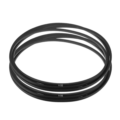 uxcell 2pcs A144 or 4L1460 Classic Wrapped Rubber V-Belt, 144"(3658mm) Inside Circumference, A Profile V Belt