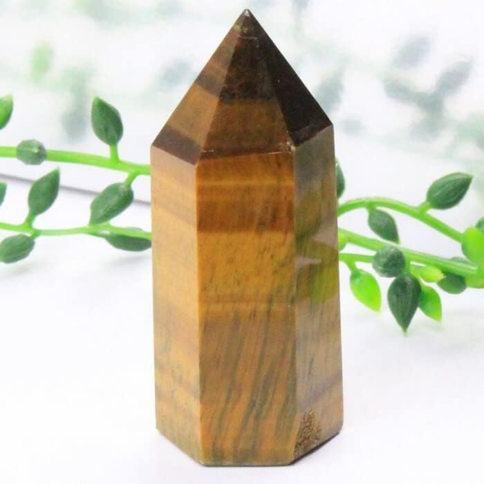 タイガーアイ ポイント 浄化用 クラスター Point 浄化 石 置物 原石 ポイント Tigereye 幸運 金運 魔除け お守り