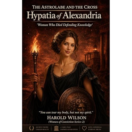 The Astrolabe & the Cross: Hypatia of Alexandria Audiolibro Por Harold Wilson arte de portada
