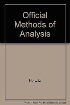 Hardcover OFFICIAL METHODS OF ANALYSIS OF THE ASSOCIATION OF OFFICIAL ANALYTICAL CHEMISTS Book