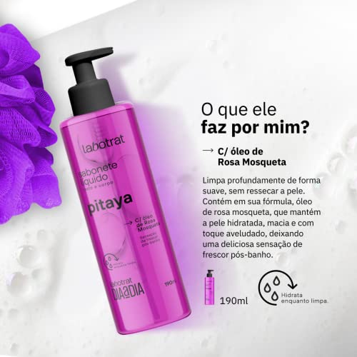 Labotrat Sabonete Líquido Corpo E Rosto Pitaya Hidrata 190Ml