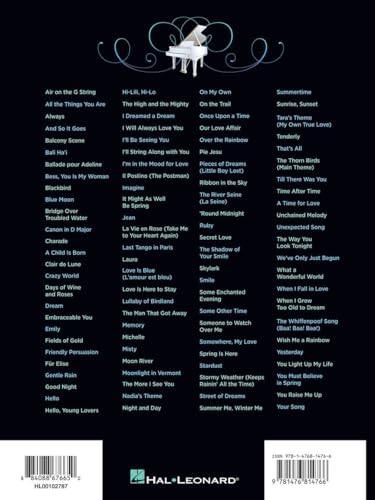 100 of the Most Beautiful Piano Solos Ever | Piano Sheet Music Book | Intermediate Piano Songbook with Classical and Pop Standards | Essential Solo Repertoire for Adult Students and Gift for Pianists - Image 2