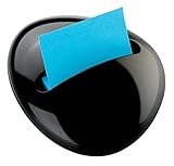 Post-it Pop-up Notes Dispenser for 3 x 3-Inch Notes, Black, Pebble Collection by Karim