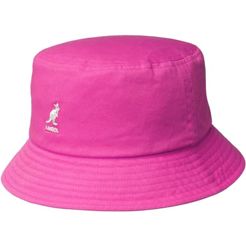 Image of Kangol Washed Bucket Beret, Electric Pink
