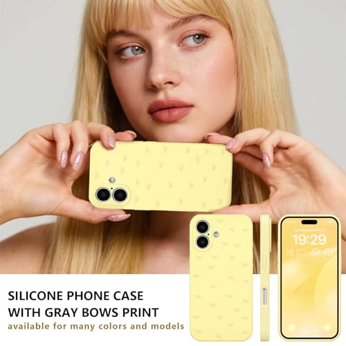 Coque silicone iPhone 17 jaune texture douce et protection durable de haute qualité