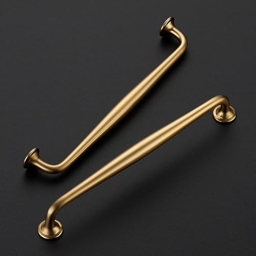 Image of Ravinte 5 Pack 7-1 /2 Inch Champagne Bronze Kitchen Cabinet Handles Solid Zinc Alloy Cabinet Pulls Cupboard & Drawer Handles