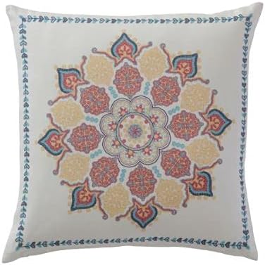 ledieu® ALVGJERD Cushion Cover Multicolour 50x50 cm (20x20 Inch) Back Cushion Pillow Cover