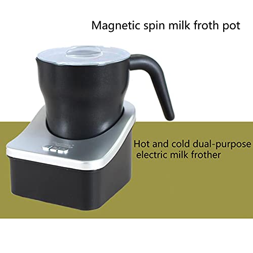 FACAZ Heißer und kalter Zweizweck-Milchaufschäumer, 250 ml Zwei Funktionen Magnetischer Spin-Milchaufschäumer… – Bild 3