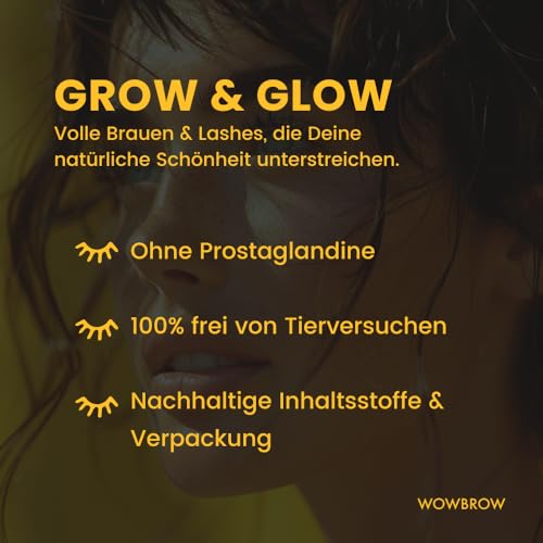 Augenbrauen- und Wimpernserum Wowbrow (5ml) – 2-in-1 Pflege