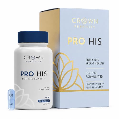 Crown Fertility Pro His Male Fertility Supplements, 30-Day Supply