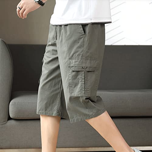 Pantalons recadrés multi-poches pour vêtements de travail