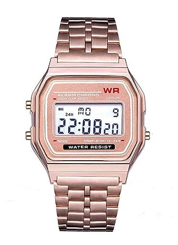 Image of Credex Premium Digital Square Dial Unisex Wrist Watch for Men & Women | Vintage 4-Color Display | WR70ist Sports, Casual & Fashion Watch