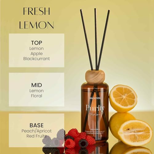 Difusor de varillas aroma limón fresco 6.3 fl oz pack 2 miniatura 2