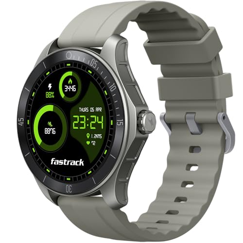Image of Fastrack Rogue Rugged Smartwatch with 1.38 inch UltraVU HD Display|SingleSync BT Calling|Functional Crown|100+ Sports Modes|AI Coach|Auto Sport Recognition|AI Voice Assistant|24x7 Health Suite|IP68