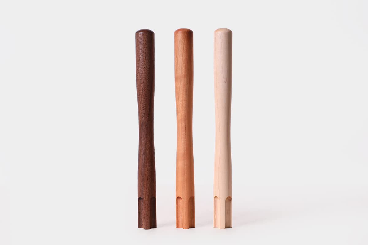 Mortero de madera - Mortero de cóctel de madera premium para uso profesional y doméstico - Mortero de madera para triturar frutas, prensar cubos de menta y azúcar - Mortero de barra de madera