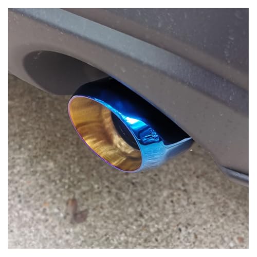 Terminales de escape para X5 E70 con protector de gran tamaño y boquilla azul