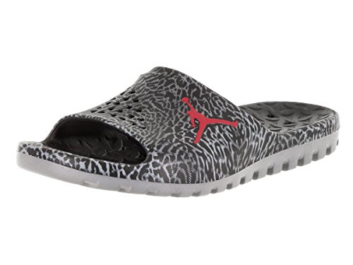 Jordan Mens Super Fly Team Slide Black Cool Grey Gym  display picture 1