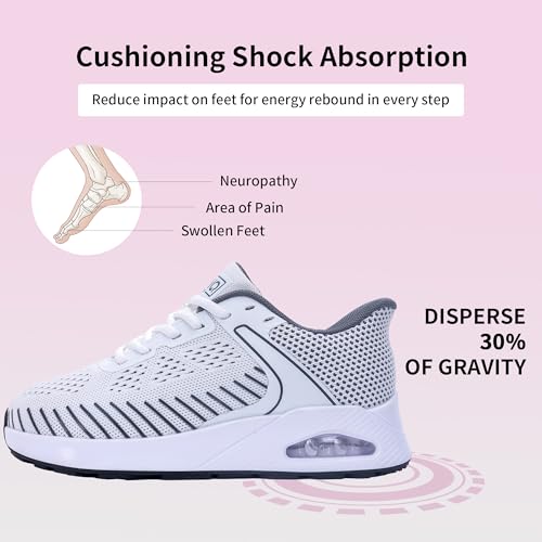 Image of MEHOTO Womens Wide Toe Box Shoes Walking Sneakers with Arch Support Fashion Tennis Shoes for Swelling Bunion Plantar Fasciitis