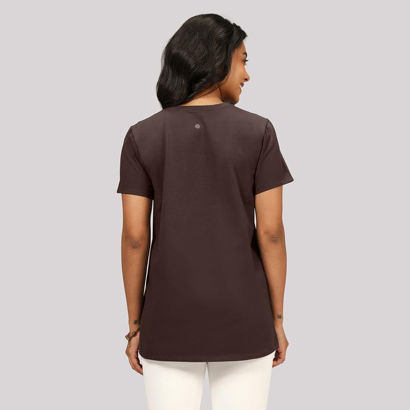 Image of BlissClub Women The Last Tee - Boyfriend tee | Women's t-Shirt | Sleeves | Hip Covering | Cotton Tee