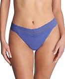 Natori Women's Bliss Perfection One Size Thong, French Blue