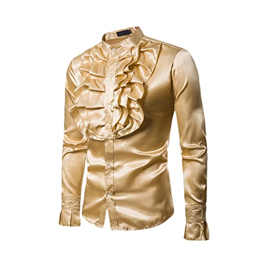 Chemise en satin de soie violette ajustée contre le manque d'originalité