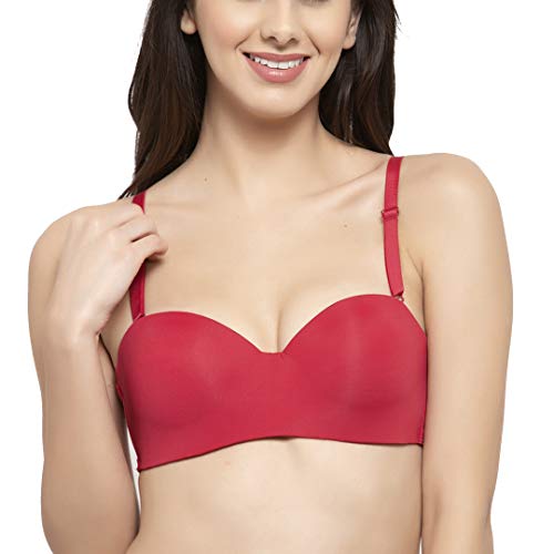 Image of Brachy Women's Every Day's Padded Underwired Demi Cup Bra T Shirt Padded Underwired Pushup Bra 85% Poly Cotton, 15% Elastane