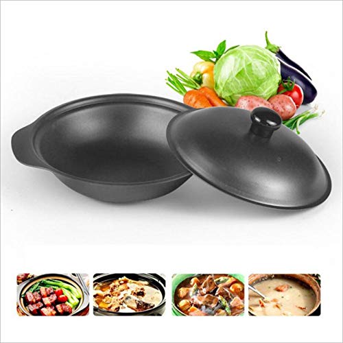 Cocotte en fer avec couvercle pour braiser et cuire lentement S3