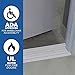 M-D Building Products 68387 Aluminum Commercial Flat-Profile Threshold: Durable and Sleek Entryway Access Solution Draft Protection (5 in. x 1/4 in. x 36 in.) (Silver)