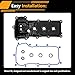 VS50814R Valve Cover Gasket Set Compatible with Ford Edge/Explorer/F150/Mustang/Transit-150 250 350, Lincoln MKT/MKX/MKZ/MKS, Mobility MV-1 3.5L 3.7L V6 2011-2020