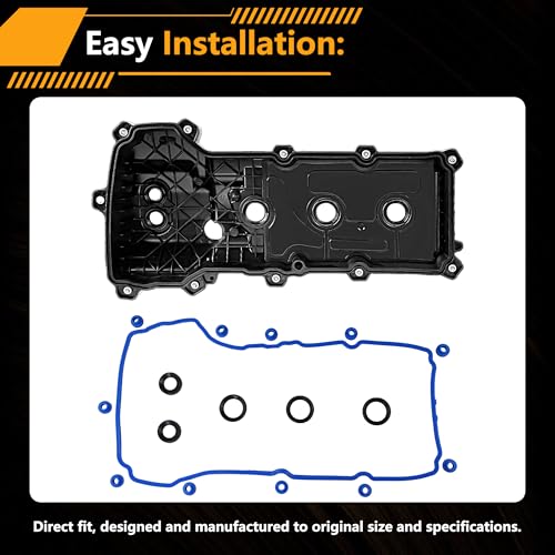 Image of VS50814R Valve Cover Gasket Set Compatible with Ford Edge /Explorer /F150 /Mustang /Transit-150 250 350, Lincoln MKT /MKX /MKZ /MKS, Mobility MV-1 3.5L 3.7L V6 2011-2020