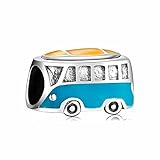  SANHUA Charm 925 Sterling Silber Auto Bus Charms Perlen Anhänger Für Frauen Mädchen Ehefrau Mama, Kompatibel Mit Allen Europäischen Armbändern