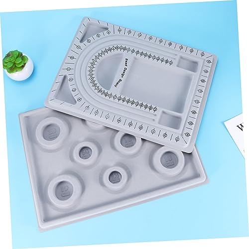 Placa de pulsera para evitar que las cuentas se caigan al diseñar 8