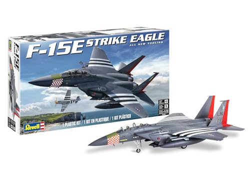 Level 5 Model Kit McDonnell Douglas F-15E Strike Eagle Aircraft 1/72 Scale Model by Revell